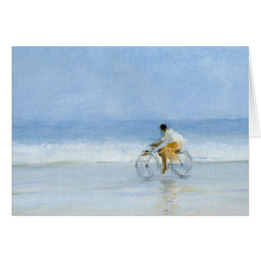 Boy on Bicycle 2 Cards (Front Horizontal)
