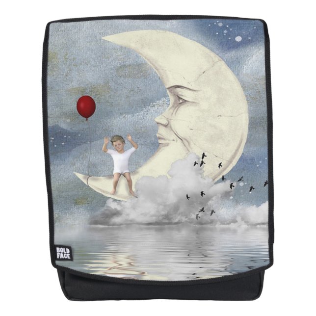 Boy on the Moon Backpack (Front)