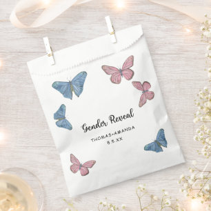 Boy or girl. Gender reveal Favor Bag