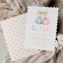 Boy or Girl Gender Reveal Party Invitation