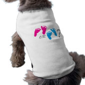 boy or girl? gender reveal party shirt (Back)