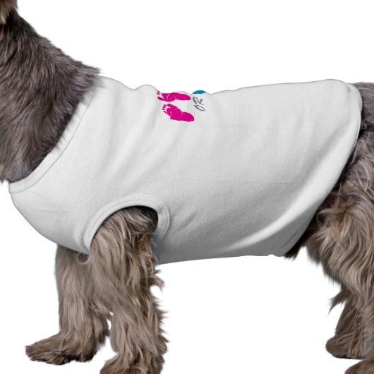 boy or girl? gender reveal party shirt (Side)