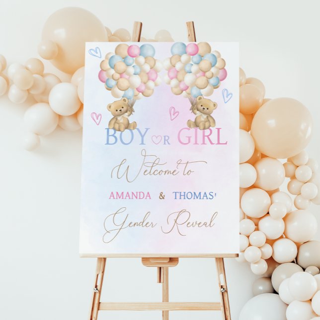 Boy or Girl Gender Reveal Welcome Sign (Creator Uploaded)