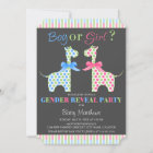 Boy or Girl Giraffe Gender Reveal Party