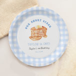 Boy Pancake Breakfast Birthday Party Paper Plates<br><div class="desc">Boy Pancake Breakfast Birthday Party Plates</div>