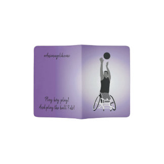 Boy Para Basketball Player Passport Holder