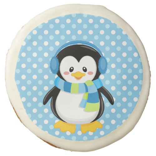 Boy Penguin sugar cookies