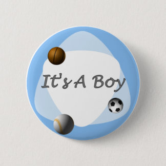 Boy Pinback Button