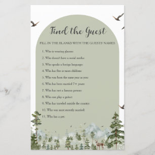 Boy Pine Tree Forest Mountain Find The Guest Game