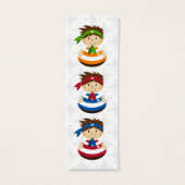 Boy Pirate Bookmark (Back)
