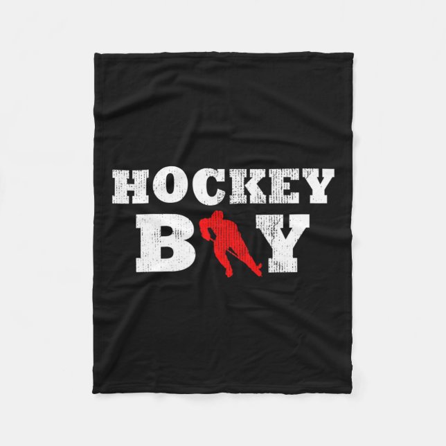 Boy Player Silhouette Sport Gift  Fleece Blanket (Front)