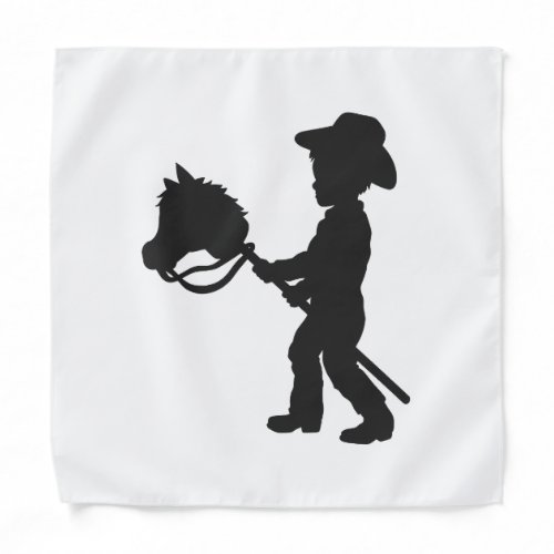 Boy Playing Cowboy _ Choose background color Bandana