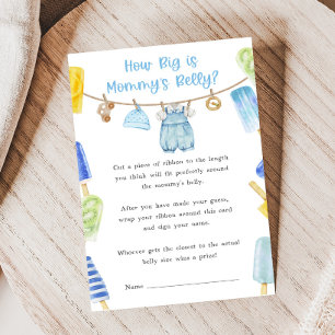 Boy Popsicle Baby Shower How Big Is Game