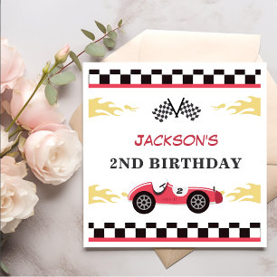 Boy Race Car Birthday Party Napkins