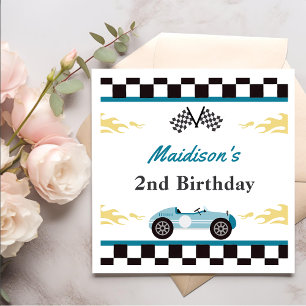 Boy Race Car Birthday Party Napkins