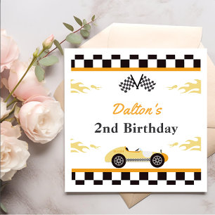 Boy Race Car Birthday Party Napkins