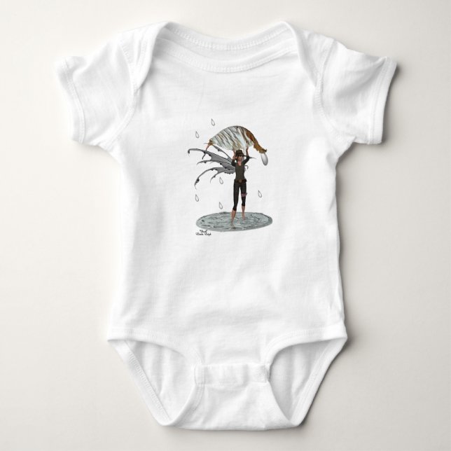 Boy Rain Fairy With Leaf Bodysuit (Front)