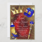 Boy Royal Prince Baby Shower Invitation (Front)