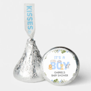 Boy Safari Animal Baby Shower Hershey®'s Kisses®
