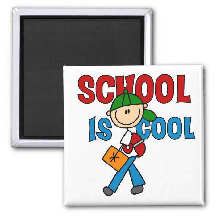 Boy School is Cool Fridge Magnet