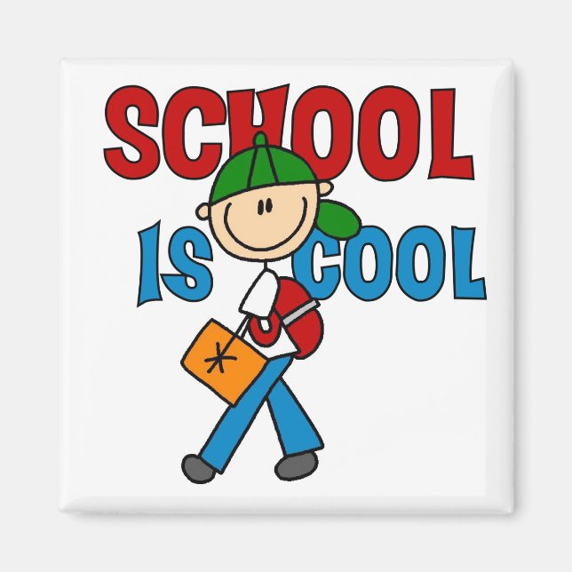 Boy School is Cool Magnet (Front)