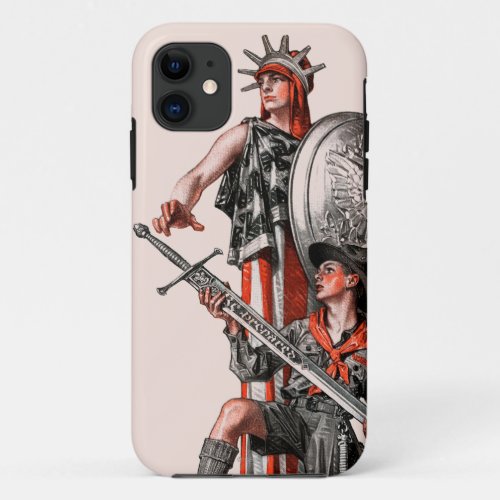 Boy Scout and Liberty iPhone 11 Case