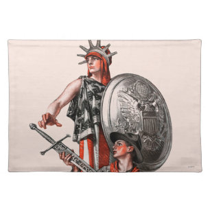 Boy Scout and Liberty Placemat