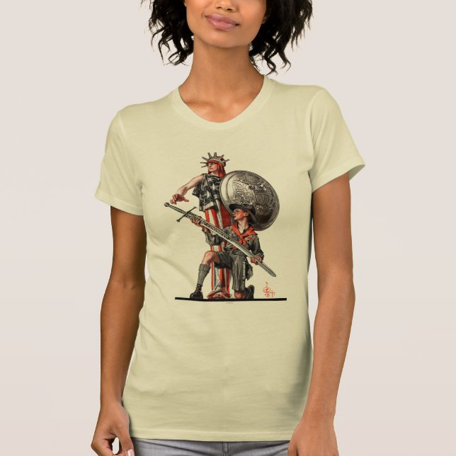Boy Scout and Liberty T-Shirt (Front)
