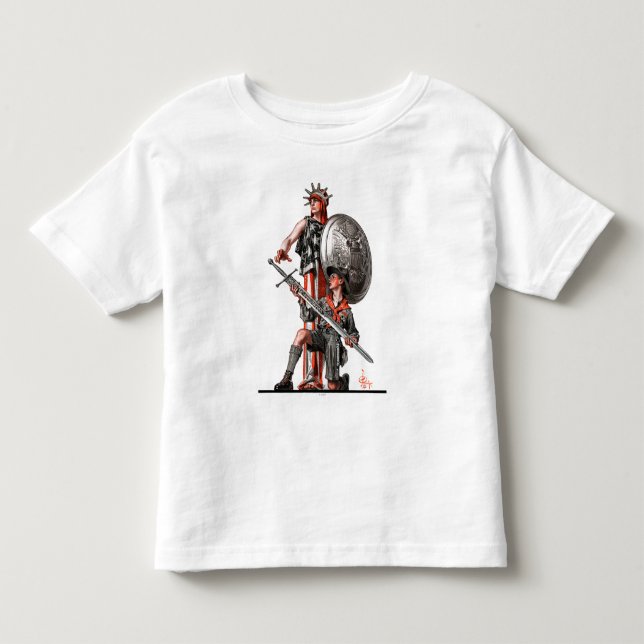 Boy Scout and Liberty Toddler T-shirt (Front)