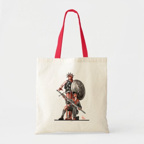 Boy Scout and Liberty Tote Bag