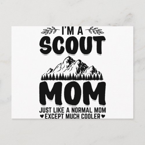 Boy Scout Mom  Mother Nature Club Gift Ideas Postcard