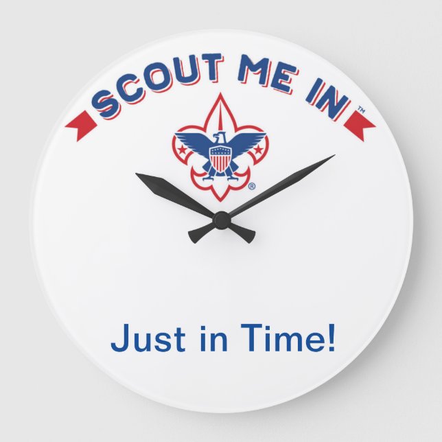 Boy Scouts of America Acrylic Wall Clock (Front)