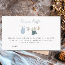 Boy Simple Clothes Watercolor Baby Shower