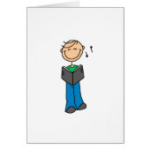 Boy Singing Card (Front)