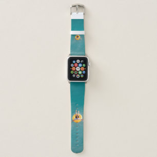 Boy sitting on buoy apple watch band