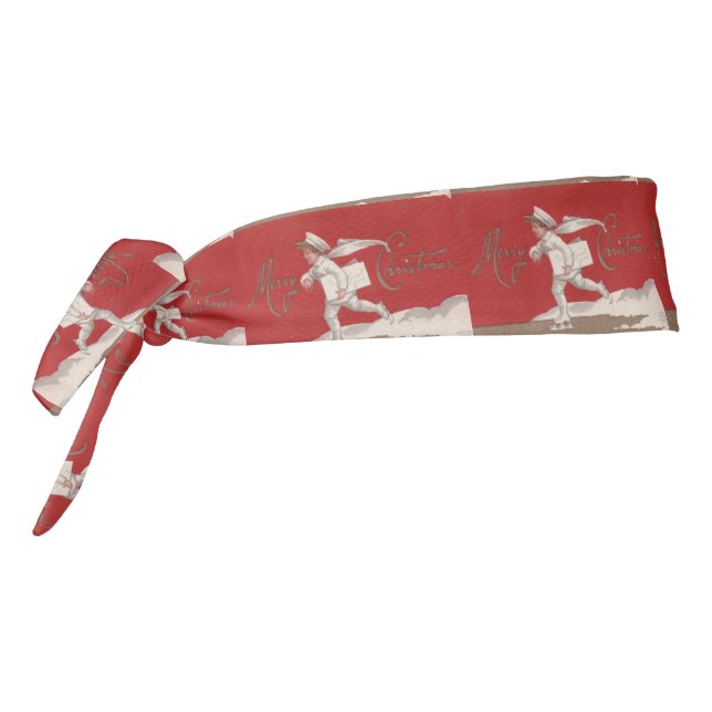 Boy Skating Vintage Thunder_Cove Christmas Tie Headband (Rotate 270)