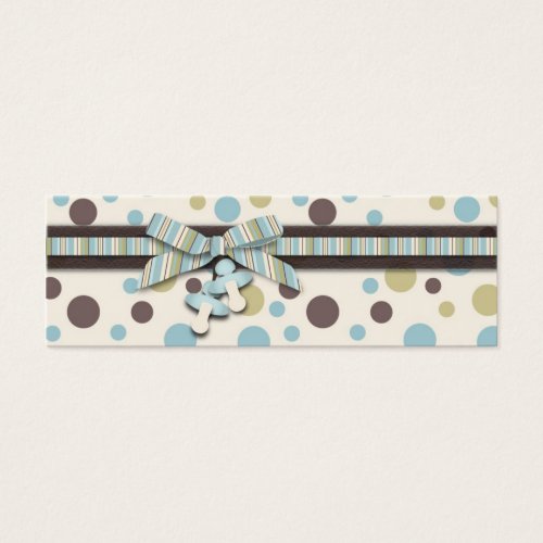 Boy Skinny Gift Tag Business Cards
