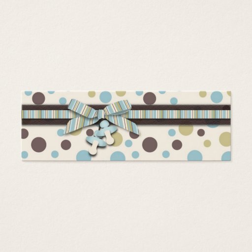 Customizable Boy Skinny Gift Tag Business Cards