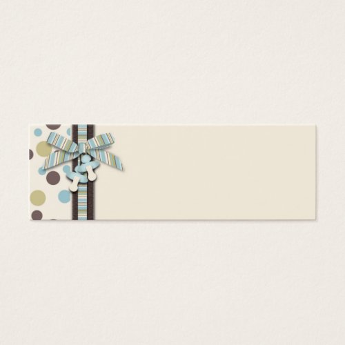 Boy Skinny Gift Tag 2 Business Cards