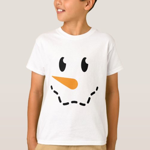 Boy Snowman T_shirt Design 2