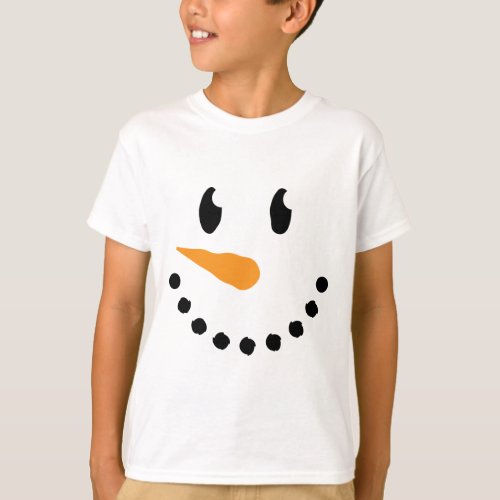 Boy Snowman T_shirt Design 3