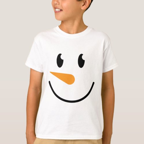 Boy Snowman T_shirt Design 5