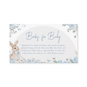 Boy Some Bunny Baby Shower Books for Baby Enclosure Card