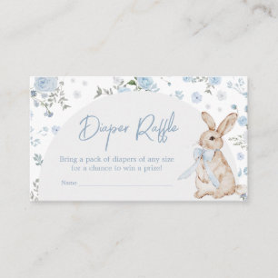 Boy Some Bunny Baby Shower Diaper Raffle Enclosure Card