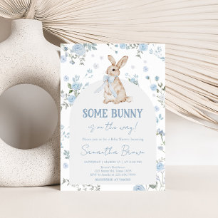 Boy Some Bunny Baby Shower Invitation