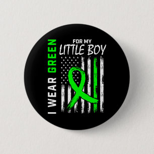 Boy Son Kidney Disease Cerebral Palsy Awareness Fl Button