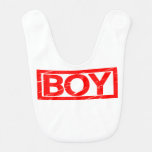 Boy Stamp Baby Bib