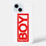 Boy Stamp iPhone 15 Case