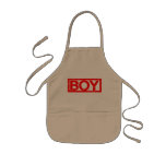 Boy Stamp Kids' Apron