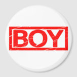 Boy Stamp Magnet